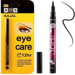 SWIPA Eye Care Kajal with Sketch Pen Eyeliner (Pack of 2)
