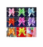 ECLET Multicolour Decoration Crafts Pull Flower Ribbon (Pack of 100)