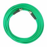 MX BNC Male to Male 75 Ohms 6 GHz ShieldedGHz UHDTV/HD-SDI/SDI Coax Cable RG-59 : 20 AWG Solid Copper Conductor with Green PVC Jacket Cable GHz OD : 5.92mm - (UL) E304564 CMG ROHS MADE IN TAIWAN (1 MTR)