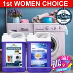 KYARA DREAMS Detergent Liquid blue 10Liter No Harmful Chemical, rehabilitative ingredient, suitable for all type of washing machine Wet and Dry Cotton Cleaning Cloth