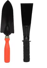 Green India Gardening Tool Trowel Set Hand Tool (Khurpi and Hand Trowel) Garden Tool Kit (2 Tools)