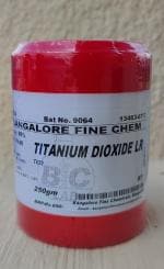 TITANIUM DIOXIDE LR - 250gm (TITANIUM IV OXIDE) (TiO2) CAS No. 13463-67-7