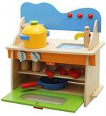 Class Fun Class Fun 3D Assembled Wooden Pretend Play Cooking Role Kitchen Set Creative Toy With Accessories