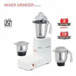 Rico ISI Mark Mixer Grinder 650W with 3 Jars MG828 (White).