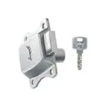 Godrej Locks Silver Ss304 32 mm Curvo Wardrobe Lock (8011)