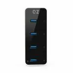 QZ USB 3.1 4 Port Powered Hub, 12V 2A 24W