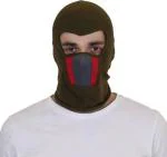 Zaysoo Black Bike Face Mask For Men And Women