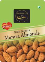 Snow Hills Kashmir natural dried kashmiri mamra almonds Gluten free dry fruit Grade A (PACK OF 1 KG)