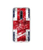 Casotec UK Flag Design Printed Silicon Soft TPU Back Case Cover for OnePlus 7 Pro