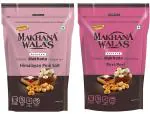 Makhanawalas Roasted Makhana Gorgon Nut Himalaya Pink Salt, Peri Peri, 70 Gm Each (Pack Of 2)