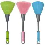 SKYRICK Mini Electrostatic Soft Whisk Mini Screen Cleaning Brush Duster, Manual Anti-Static Sweeper Broom (Multicolor, Pack of 3)