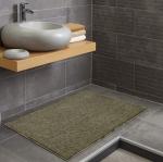 Enyra Bath Mat Anti-Slip Gel Backing Crystal Microfiber Bath Mat - 40x60 CM, Floor Mat for Bathroom/Bedroom/Kitchen/Door - Pack of 1 Piece - Brown