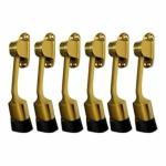 DOORTAIN Heavy Duty 5 inch Door Stoppers Rubber Powerful Working with Screw/Door Stopper to Stop Door for All Door Home/Office/Hotel (Pack of 6)