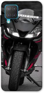 ANGELSKY Samsung Galaxy M53 5G Multicolor Bike Wallpaper Printed 3D Case Back Cover