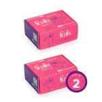 Feals Cotton Ear Buds/Swabs | Eco-Packaged, Chemical-Free, Biodegradeable | 200 Paper Stem, 400 Cotton Swabs Per Pack, Pack of 2 (400 Sticks, 800 Swabs)