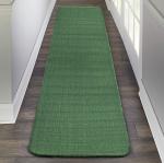 Saral Home Green Poypropylene Runner 60x300 cm