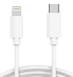Winheart Type C to Lightning Cable Fast charger Compatible with APPLE iPhone 14, 13, 12, 11, SE, USB C to lightning, 1 METER,WHITE