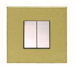 Kolors 21 Module Matt/Metallic Switch plate, Cover plate (Subtle Sand) [Kara] [Only compatible with KREST & KREDO Switches]{Package includes only inner plate & cover plate}