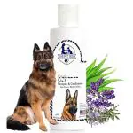 THE PET MOM Organic 5 in 1 Shampoo & Conditioner for German Shepherd Dog | Deep Cleans, Refreshing, Conditions, Anti Itching, Anti Fungal, Bad Odor | Dog Shampoo Conditioner for All Dog Breed - 200ml