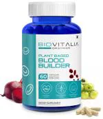 BIOVITALIA Organics Blood Builder for Hemoglobin Boost Energy  (60 Capsules)
