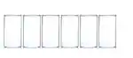VERTIS Drinking Glasses, Set of 6, 350 mL, XLarge