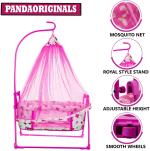 Pandaoriginals BEST PINK BABY CRADLE PREMIUM|BEST IN SEGMENT FOR BABY (Pink)