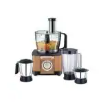 Morphy Richards Icon Superb 1000W Food Processor, Copper