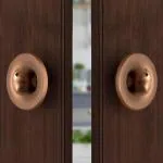 Plantex Heavy Duty Glass Door Handle/Door & Home Decor/100 mm Main Glass Door Knob Handle/Glass Door Pull Push Knob Handle Pack of 1 (APS 330 PVD Rose Gold)