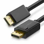 UGREEN 10211 4k DisplayPort 1.2 Male To Male Cable, 2m(Black)
