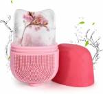 EYURVA Ice Face Roller for Women - Beauty Facial Ice Roller with Scrub, Makeup Brush Clean