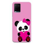 Mobiera Girls Pink Design Printed Back Cover Case For Vivo Y21