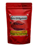 Vale Of Kashmir Stemless Red Chilli Powder 500 Grams, Kashmiri Chili powder