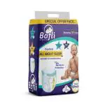 BAFLI Premium Baby Diapers Three Layer With Leak Proof, 12 Hours Absorption, Anti Rash diapers, Cottony Soft(Pack Of 6)(Size-S)