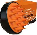Episkey Scalp Massager Hair Growth, Manual Waterproof Soft Silicone Shampoo Brush, Handheld Scalp Massager, Scalp Scrubbie. Stimulates Hair Growth, Remove Dandruff
