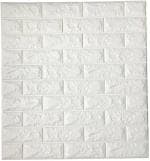 VRTREND Decorative White Wallpaper (77 Cm X 70 Cm, Pack Of 4)