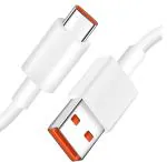6A Quickcharge USB to Type C Cable 1m Compatible For Mi 33W, 67W Fast Charging