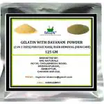 MGBN Gelatin With Davanam Powder 2 In 1 Uses For Face Mask, Hair Removal Skin Care 125 gm