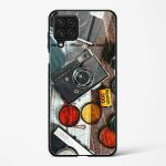 My Pc Wala Samsung Galaxy A12 Multicolor Glass Back Cover