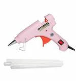 FADMAN 20 WATT Mini Glue Gun (Pink 20W 5 Sticks)