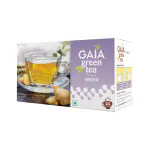 Gaia Ginger Green Tea 25 Tea Bags ( Pack of 2 )