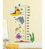 WOLPEP Multicolor Vinyl Kids Height Chart Wall Sticker