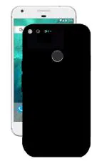 Shagya Google Pixel Xl Black Silicon Back Cover Case (Set Of 2)