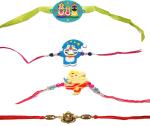 Kavim Kids Rakhi (Jagannath Ji Doremon Ganesh Ji and Ganesh Ji Rakhi)