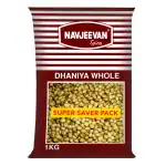 Navjeevan Coriander Whole Super Saver Pack 1kg