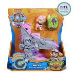 Paw Patrol Dino Rescue Skye’s Deluxe Rev Up Vehicle With Mystery Dinosaur Figure, for Kids Aged 3 and up