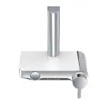 Kohler Toobi 2.0 Click Shower Wall Mixer - Polished Chrome - Shower Mixer for Bathroom - Toughened Glass Top Water Mixer - Modern, Convenient Design - Handy Storage Space for Essentials