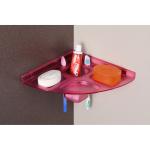 iSTAR Pink Acrylic Wall Shelf for Bathroom (Number of Shelves - 1)