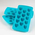 MIRANSHI ENTERPRISE Heart Shape Plastic Ice Cube Trays Maker Mold, Pack of 3 (14 Cube) for Fruit