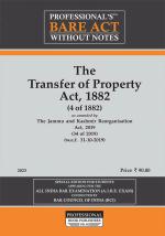 The Transfer of Property Act, 1882_Professional Book Publishers