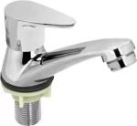 Flockidos ABS & Steel Table Mounted Pillar Tap Chrome Finish for WashBasin, Bathroom,Home Stylish Design/Easy To Install/Great Quality/Easily Repairable/Long Durability Basin Mixer Faucet (Deck Mount Installation Type)